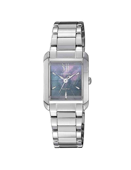 Orologio Citizen - Square Eco Drive 28mm Solo Tempo - Madreperla - EW5551-81N