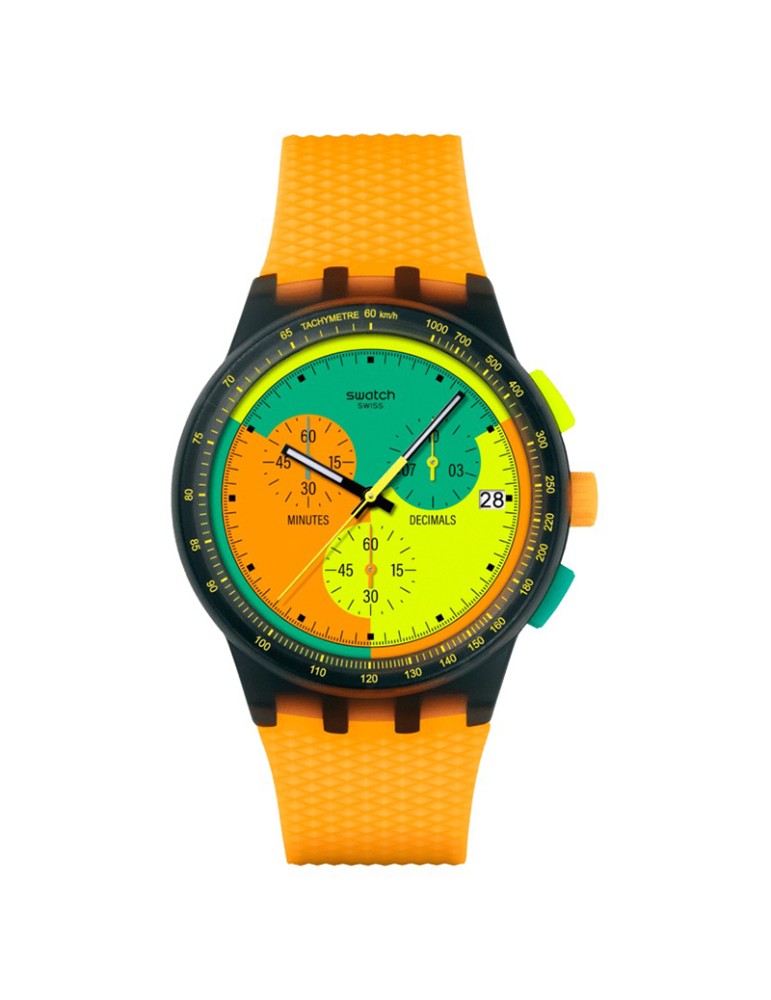 Swatch Watch - Chronograph - Orange - 42mm - Multicolor -SUSB422