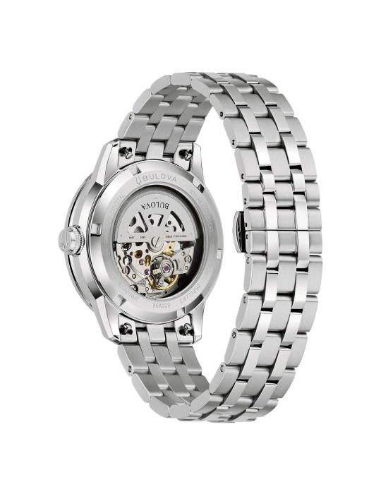 Orologio Bulova - Sutton Skeleton Meccanico Automatico 40mm Verde - 96A329
