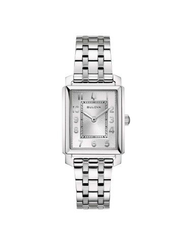 Bulova Women's Watch - Sutton Tank Quartz 25mm Silver - 0