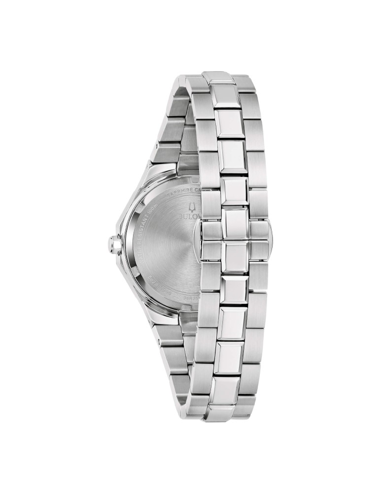 Bulova Women's Watch - Octagon Lady Diamonds 32mm Mother of Pearl - 0