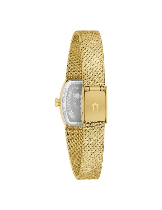 Bulova Watch - Goddess of Time Quartz Gold 21mm Green - 0