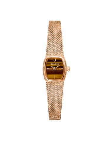 Bulova Watch - Goddess of Time Quartz Rose Gold 21mm Brown - 0