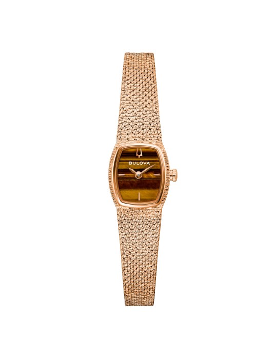 Orologio Bulova - Goddess of Time Quarzo Rose Gold 21mm Marrone - 97L185
