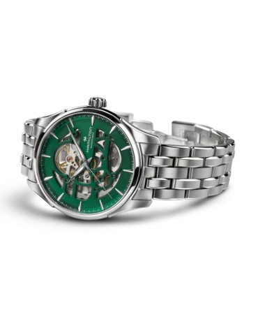 Hamilton Men's Watch - Jazzmaster Skeleton Automatic 40mm Green - 0 2
