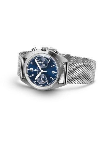 Hamilton Watch - Khaki Aviation Pilot Pioneer Mechanical Chronograph 40mm Blue - 0 2
