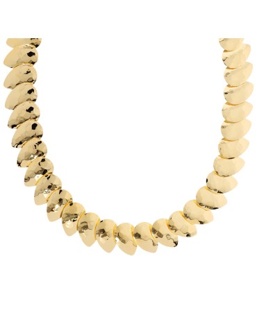 Etruscan Necklace-Mediterranean Light-Golden-Petal Elements-WSET00907.YG