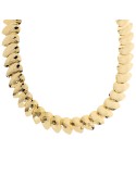 Etruscan Necklace-Mediterranean Light-Golden-Petal Elements-WSET00907.YG