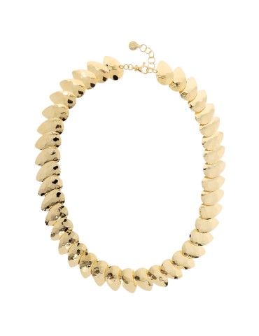 Collana Etrusca-Luce Mediterranea-Dorata-Elementi a Petalo-WSET00907.YG 2