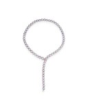Collana a Sciarpina Coscia - Perle Freshwater Rosa 8-8.5 mm - CLNKFW132.85.1P