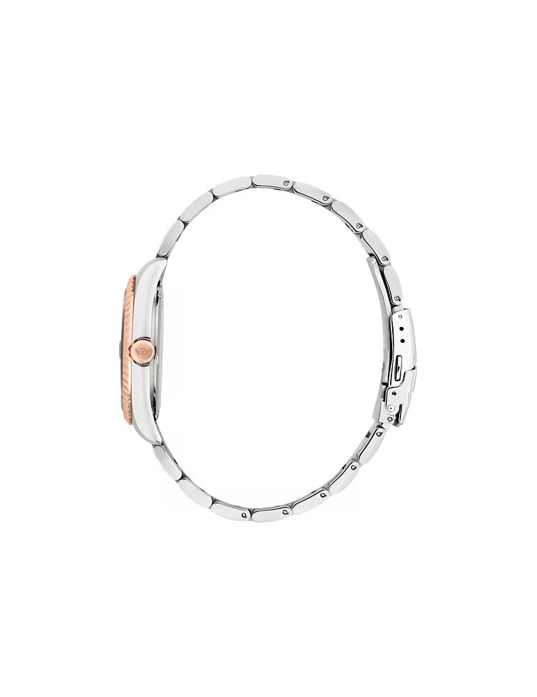 Orologio Philip Watch - Caribe Urban 39mm Bicolore Rose Gold Marrone - R8253597124