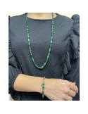 Jadan-Double Wear-Topaz-Tiger's Eye Necklace and Bracelet-GIADAN58
