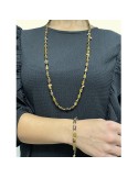Jadan Necklace and Bracelet - Yellow Topaz - Tiger's Eye - GIADAN59