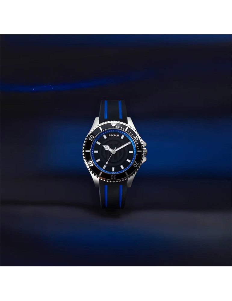 Sector Watch - Inter X Sector - 43mm - Black and Light Blue -R3251161061
