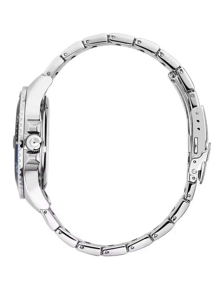 Orologio Sector - Tempo e Data-Silver-43mm-Nero ed Azzurro-R3253161062
