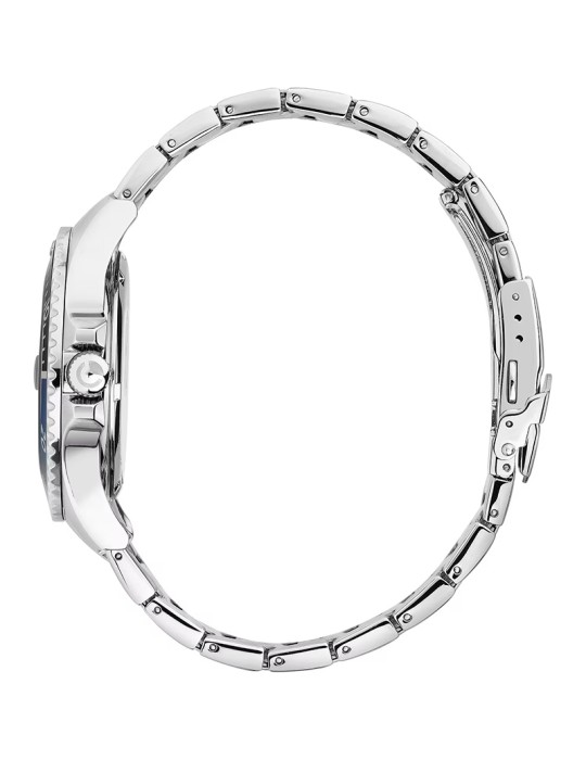 Orologio Sector - Tempo e Data-Silver-43mm-Nero ed Azzurro-R3253161062