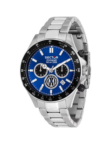 Orologio Sector - Cronografo - Silver - 43mm - Blu - R3273661052