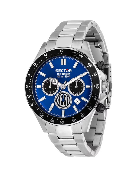 Orologio Sector - Cronografo - Silver - 43mm - Blu - R3273661052