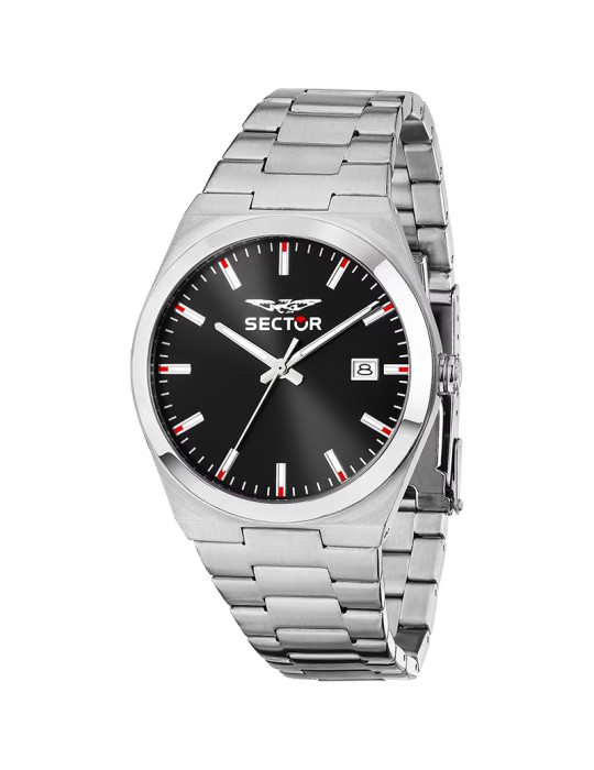 Orologio Sector - C300 - Tempo e Data - Silver - 40mm-Nero-R3253301001