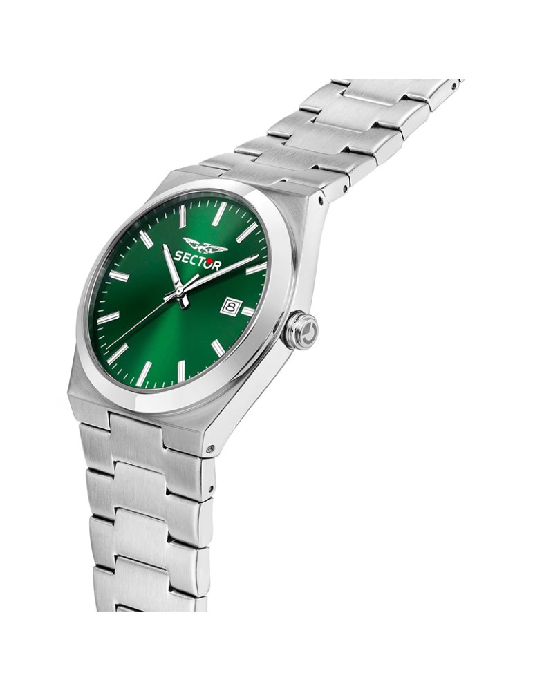 Orologio Sector - C300 - Tempo e Data - Silver -40mm-Verde-R3253301002