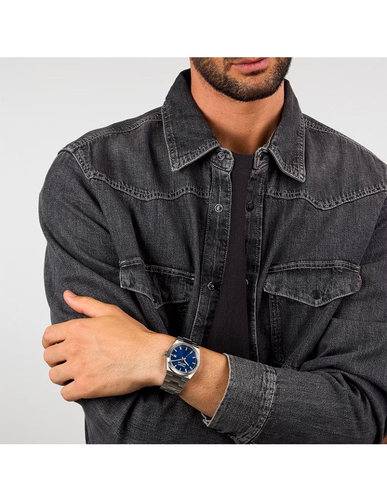 Orologio Sector - C300 - Tempo e Data - Silver - 40mm -Blu-R3253301003