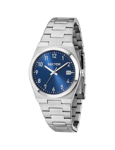 Sector Watch - C300 - Time and Date - Silver - 34mm -Blue-R3253301502