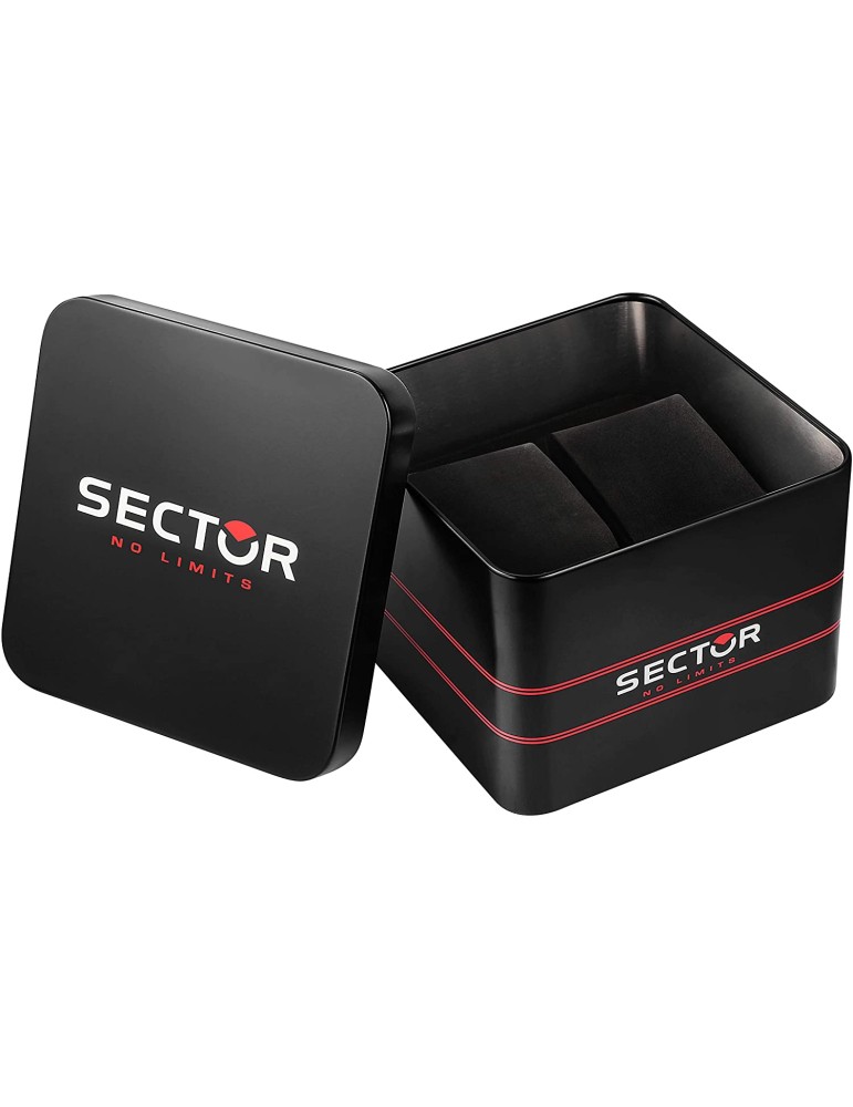 Sector Watch - C300 - Time & Date-Silver-34mm-Turquoise-R3253301503