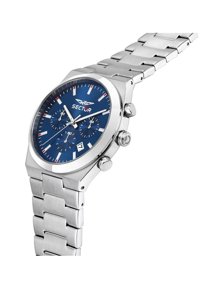 Orologio Sector - C300 - Cronografo - Silver - 42mm - Blu -R3273301003