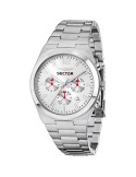 Orologio Sector - Cronografo - Silver -42mm-Dettagli Rossi-R3273301004