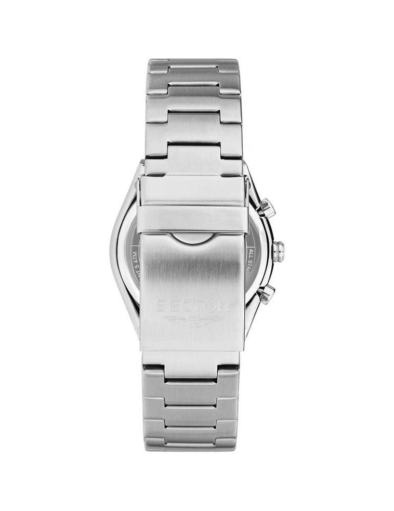 Orologio Sector - Cronografo - Silver -42mm-Dettagli Rossi-R3273301004