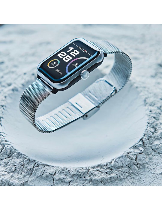 Smartwatch Sector - S-08 - Maglia Milano - 44mm - Silver-8056783303922