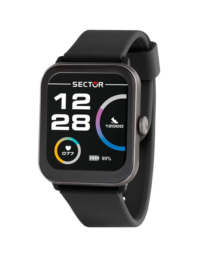 Smartwatch Sector - S-08 - Multifunzione - 44mm - Nero - R3251303003