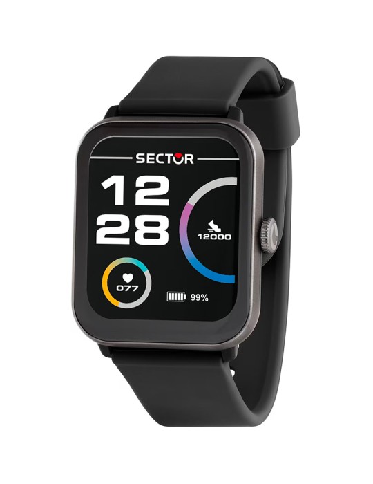Smartwatch Sector - S-08 - Multifunzione - 44mm - Nero - R3251303003