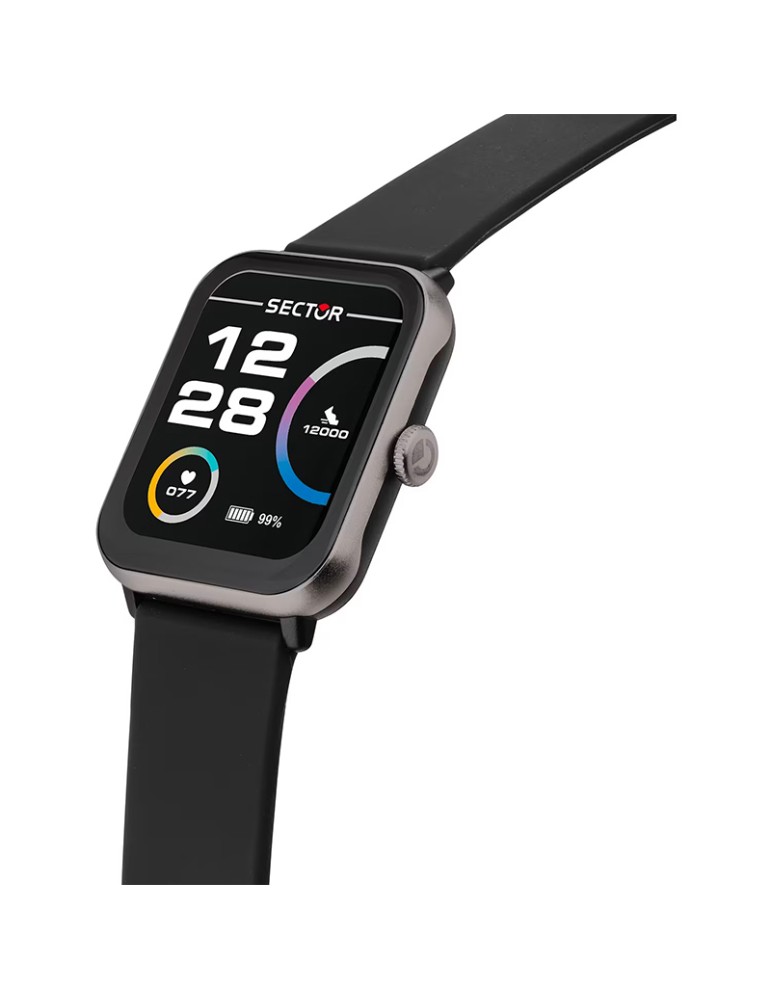 Sector Smartwatch - S-08 - Multifunction - 44mm - Black - R3251303003
