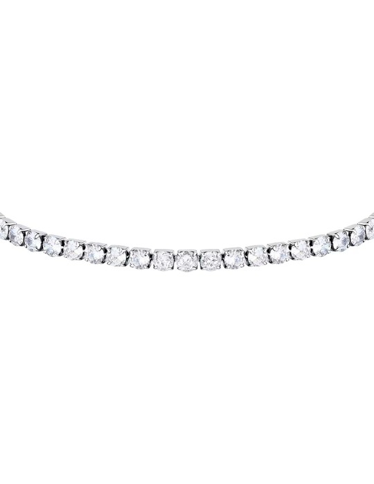 Sector Bracelet - 316L Steel - White Zirconia Set - SANN62