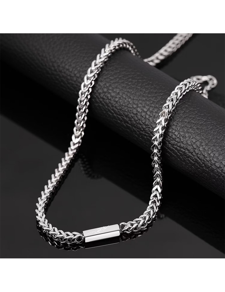 Collana Sector - Energy - Acciaio 316L - a Catena - SAFT54