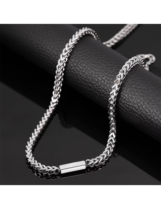 Collana Sector - Energy - Acciaio 316L - a Catena - SAFT54