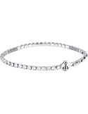Sector Bracelet - White Spinels - Silver Anchor - SANN66