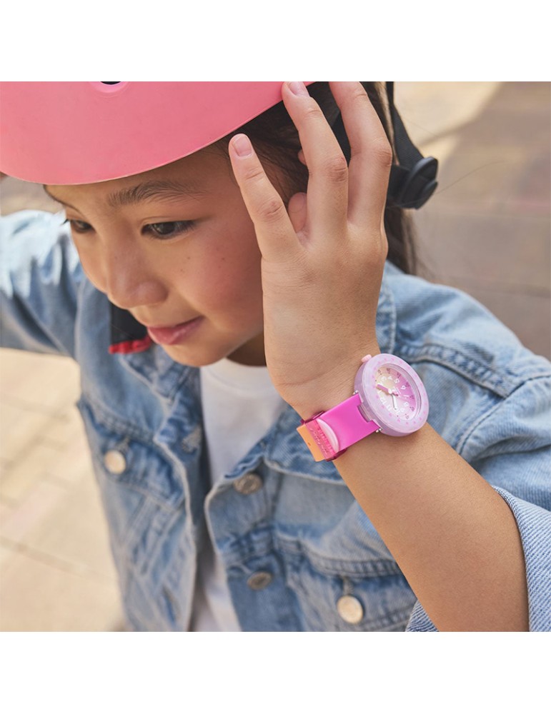 Orologio Flik Flak - Fuze in Pink - 37mm - Rosa Multicolore - ZFCSP130