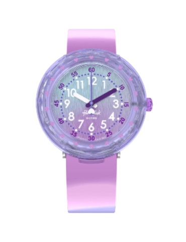 Watch Flik Flak - Fuze in Purle - Only Time - 37mm -Purple-ZFCSP131