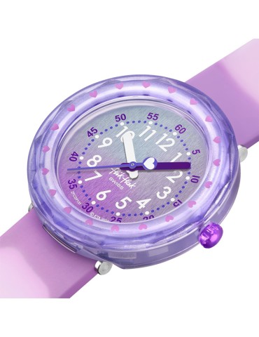Watch Flik Flak - Fuze in Purle - Only Time - 37mm -Purple-ZFCSP131 2