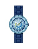 Orologio Flik Flak - Bluebrick - Blu - 37mm -Stile Mattoncini-ZFCSP133