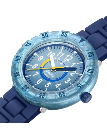Orologio Flik Flak - Bluebrick - Blu - 37mm -Stile Mattoncini-ZFCSP133 2