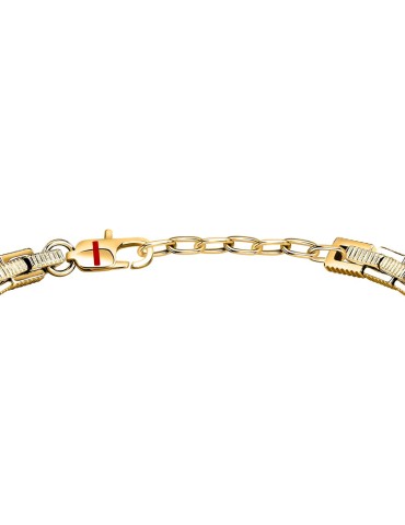Bracciale Sector - Basic - Acciaio 316L - Maglie Texturizzate - SZS145 2