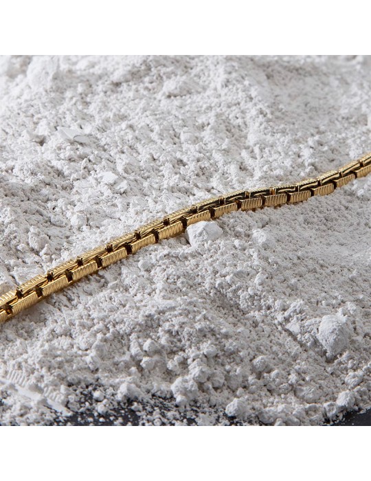 Bracciale Sector - Basic - Acciaio 316L - Maglie Texturizzate - SZS145