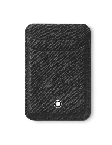 Montblanc 2-Pocket iPhone Card Holder with MagSafe - Black - 0