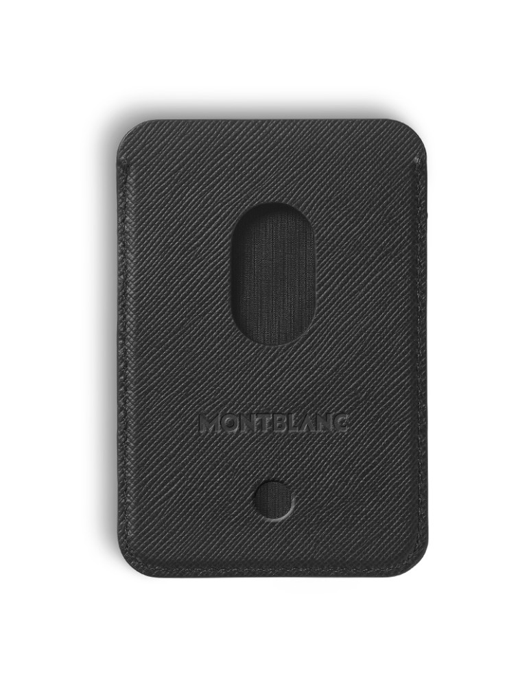 Montblanc 2-Pocket iPhone Card Holder with MagSafe - Black - 0