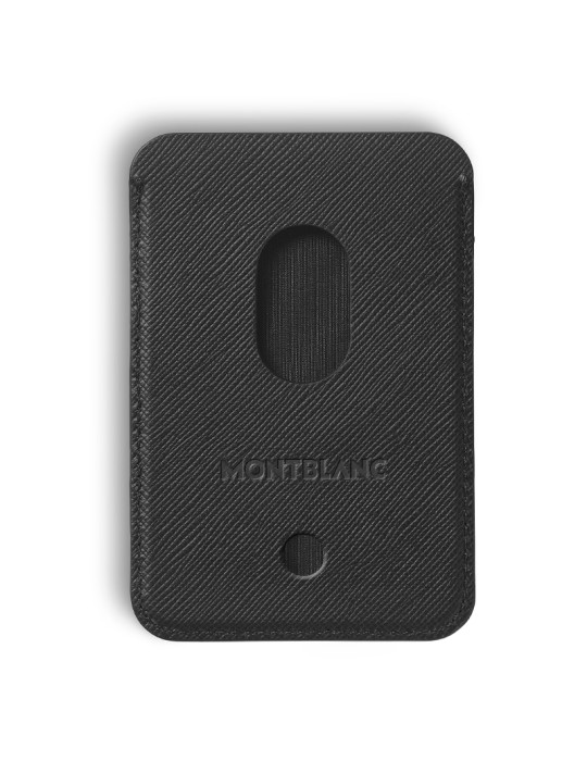 Montblanc 2-Pocket iPhone Card Holder with MagSafe - Black - 0
