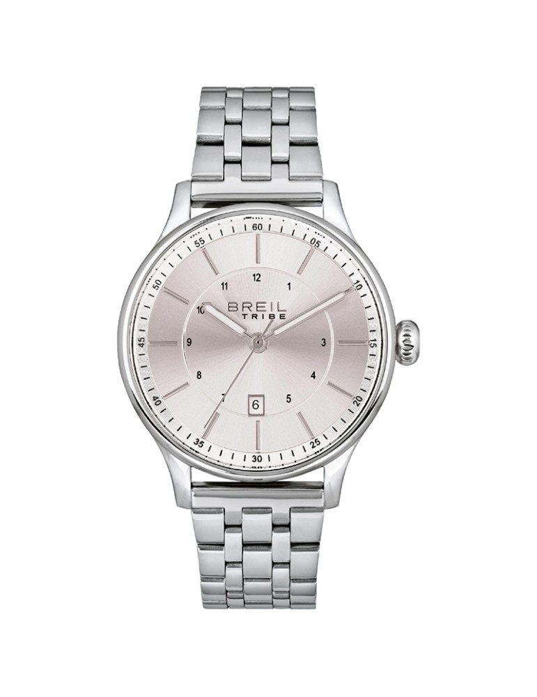 Orologio Breil Tribe - Classy - Tempo e Data-Silver-42mm-Sunray-EW0644