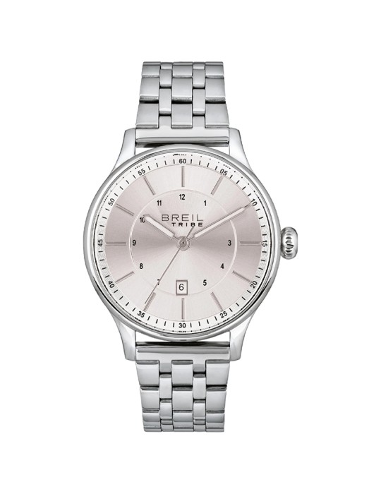 Orologio Breil Tribe - Classy - Tempo e Data-Silver-42mm-Sunray-EW0644